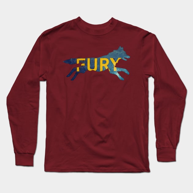 Back to Nature: Fury Fox Long Sleeve T-Shirt by Sybille